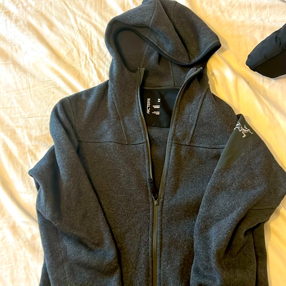 Like new Arcteryx fleece jacket with hoodie